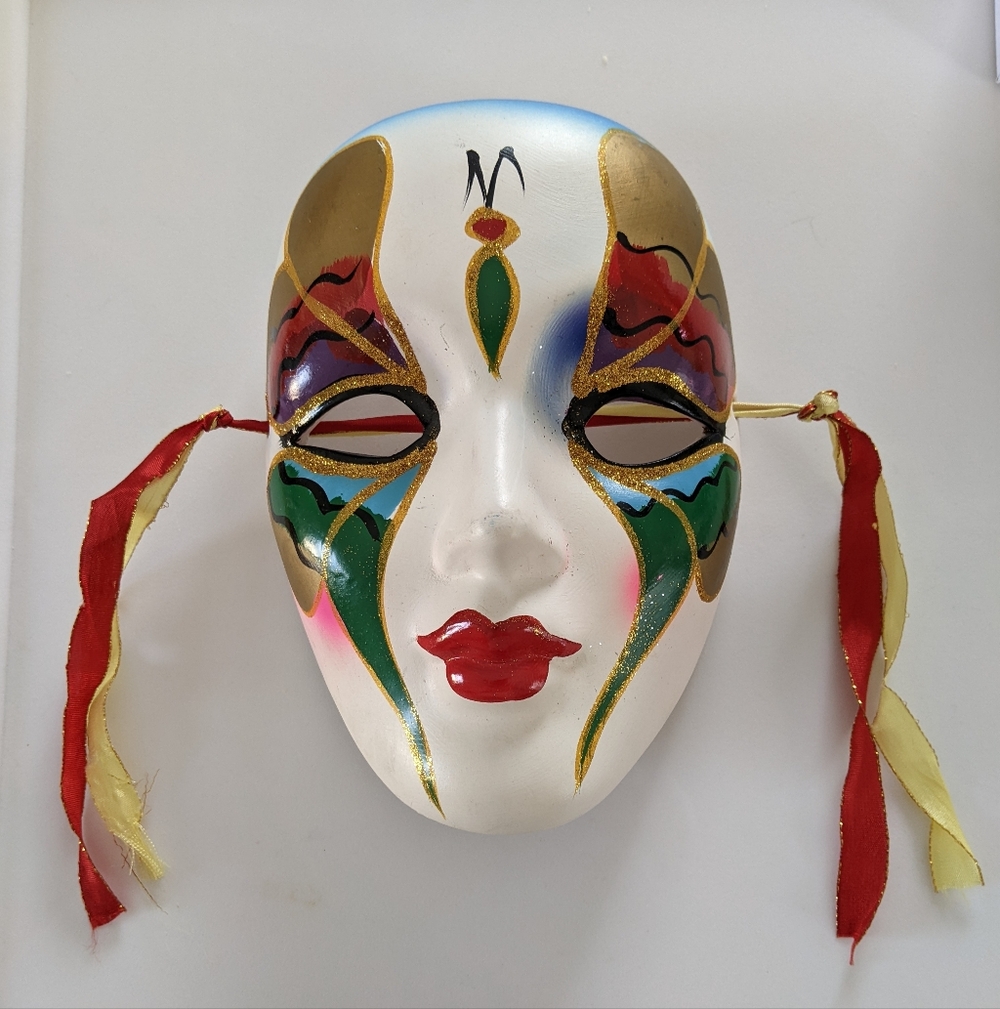 Porcelain Mask Wall Hanging